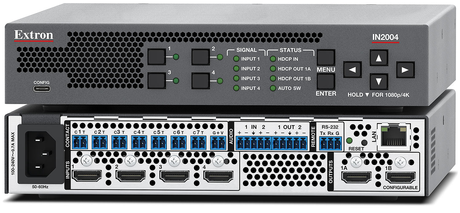 60-1962-01 - IN2004  - Four Input 4K/60 Seamless Scaling Switcher