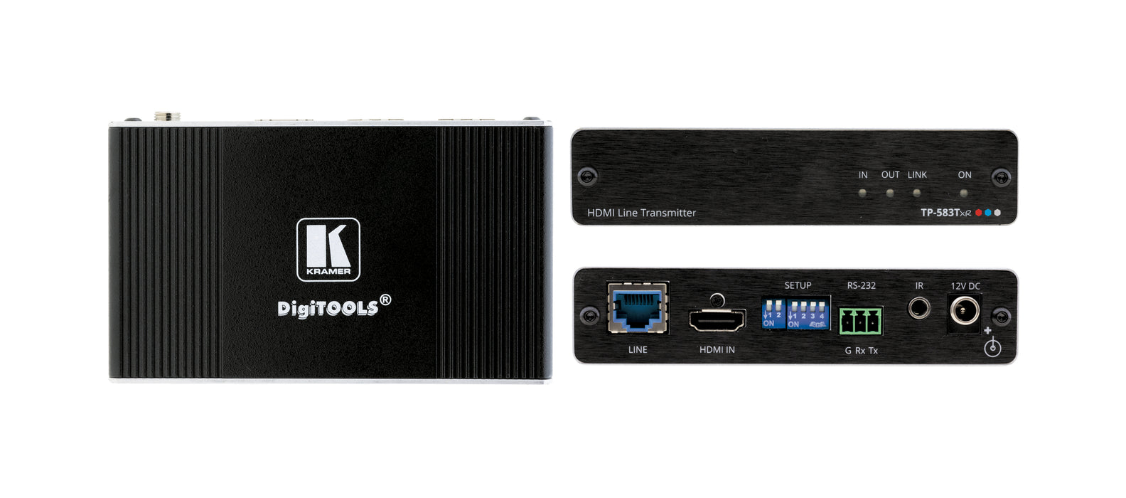 4K HDR HDMI Transmitter with RS–232 & IR over Extended–Reach HDBaseT