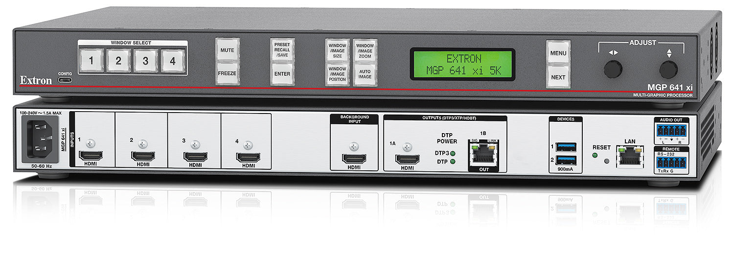 60-1574-13 - MGP 641 xi 5K  - Four-Window HDMI scaling signal processor