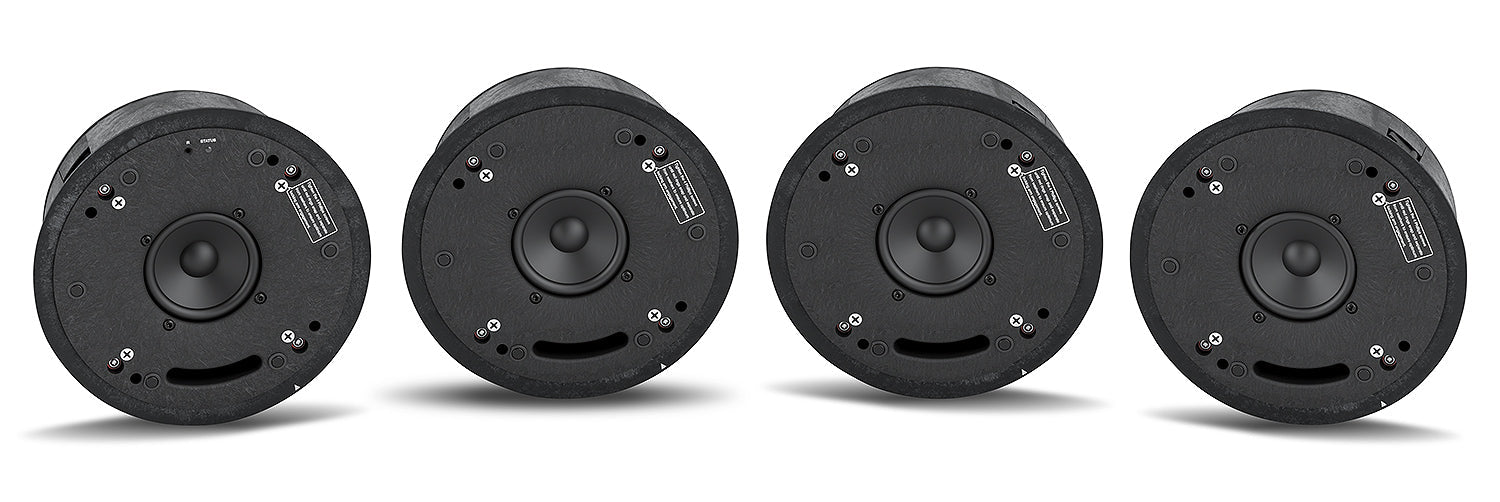 NF 4C LP-4 Speaker Package One Powered NF 4C LP and Three Passive NF 4C S LP