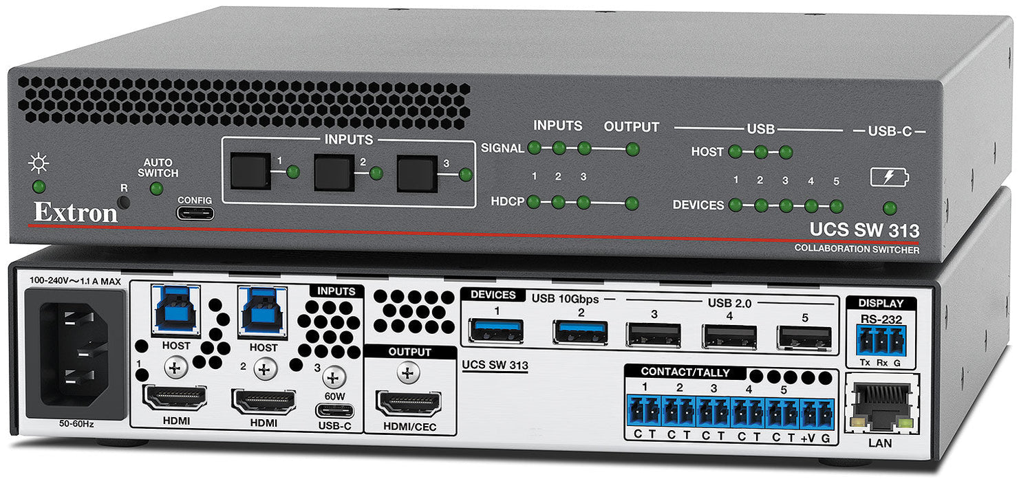 UCS SW 313  - 3x1 4K/60 Collaboration and Presentation Switcher
