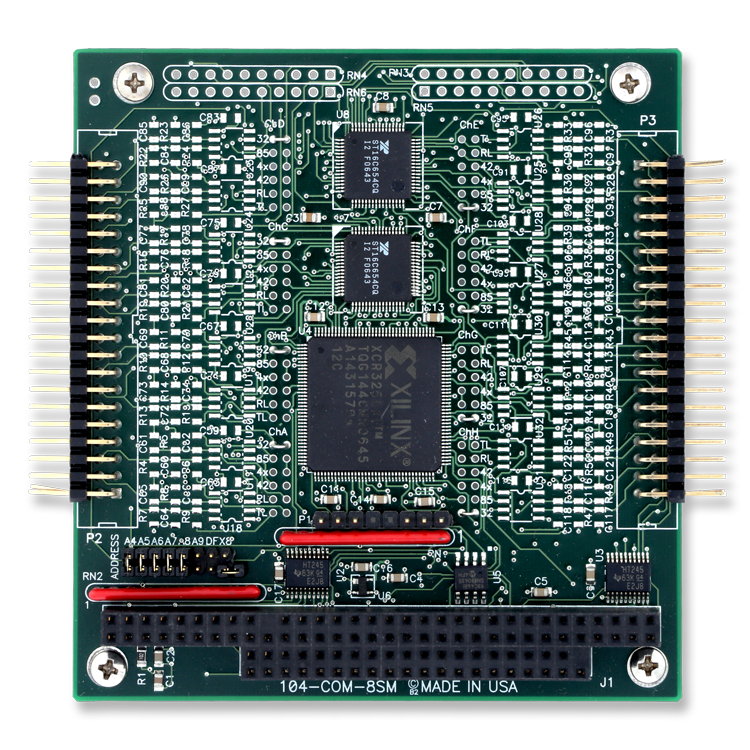 104-COM232-2 PC/104 2-Port RS-232 Serial Communication Board — ITM ...