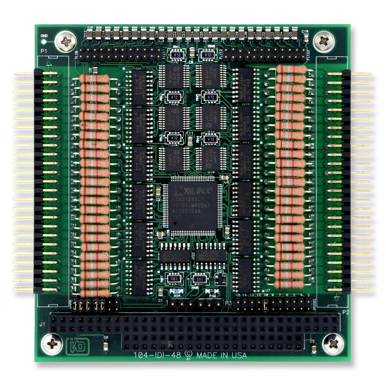 104-IDI-48AC PC/104 Optically Isolated Digital Input Boards 48-ch Iso ...