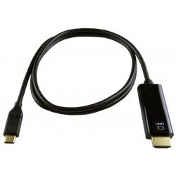 USB 3.0 Type C Male to 4K HDMI Type A Male Adapter Cable 3 Feet