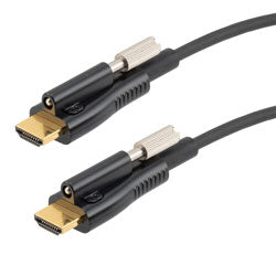 HDMI 2.0 Active Optical Cable, With Locking Screws, 4K, 50 Meters