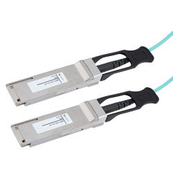 Active Optical Cable QSFP+ to QSFP+, 40G, 1 Meter riser rated (OFNR), Brocade/Foundry Compatible