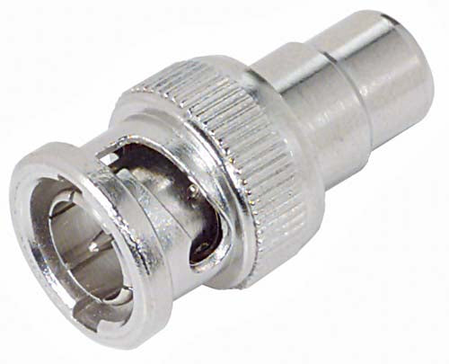 BA018  Coaxial Adapter, 75 Ohm BNC Male / RCA Female