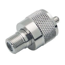 Coaxial Adapter, F-Female / UHF Male (PL259) BA160