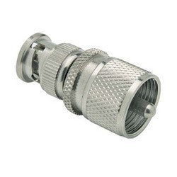 Coaxial Adapter, UHF Male (PL259) / BNC Male BA270