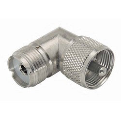 Coaxial Adapter, UHF Male (PL259) / Female Right Angle BA404Z