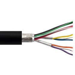 USB Super Speed 3.0 Bulk Cable, 30/24AWG, Low Smoke Zero Halogen UL 21551 VW-1 LSZH Jacket, Black, 1000FT