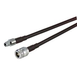 RP-SMA Plug to N-Female, Pigtail 10 ft 195-Series