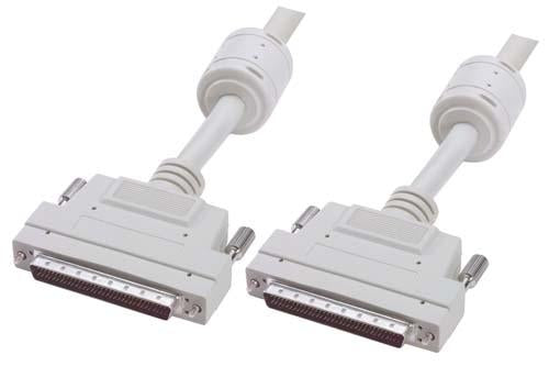 Cable scsi-3-cable-hpdb68-male-male-w-ferrites-10m