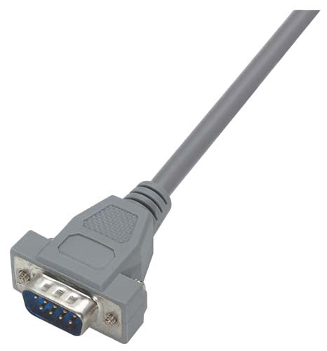 Economy Molded D-Sub Cable DB9 Male / Male 1.0 ft