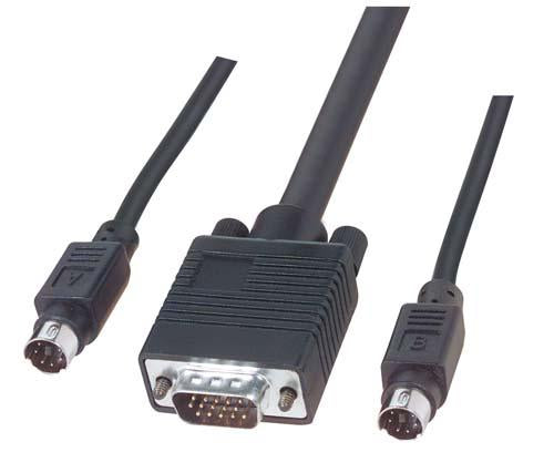 Cable kvm-cable-male-male-500-ft