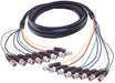 Cable premium-multi-coaxial-cable-8-bnc-male-male-100-ft