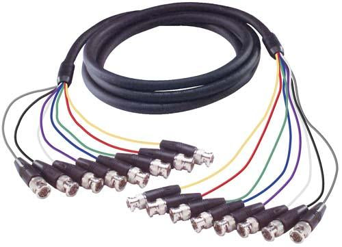 Cable premium-multi-coaxial-cable-8-bnc-male-male-75-ft