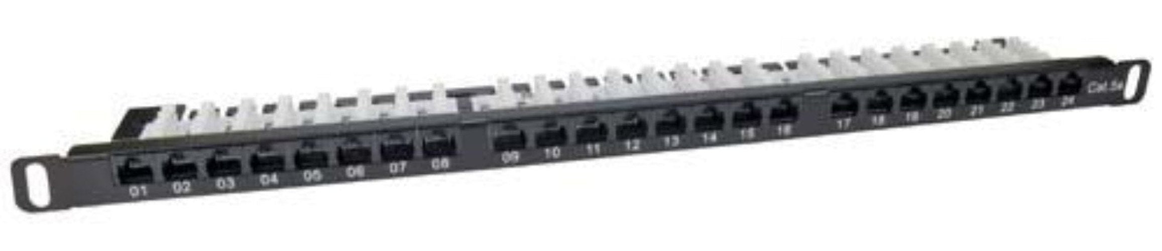 Category 5E UTP Patch Panel, 24-Port EIA568A/B