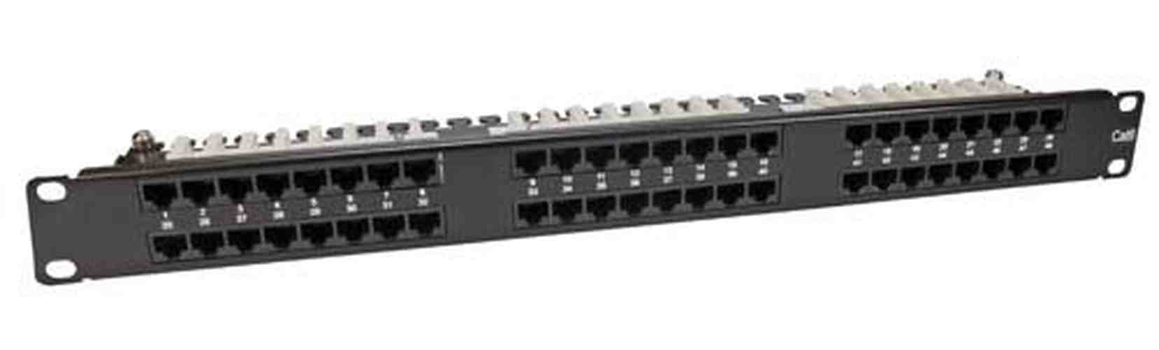 Cat6 Patch Panel, 48-Port UTP EIA568A/B