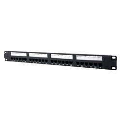 Category 6 PoE+ Patch Panel with Cable Management