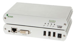 EL5353 KVM Extender DVI + USB 2.0 over 100m CAT 5e/6/7
