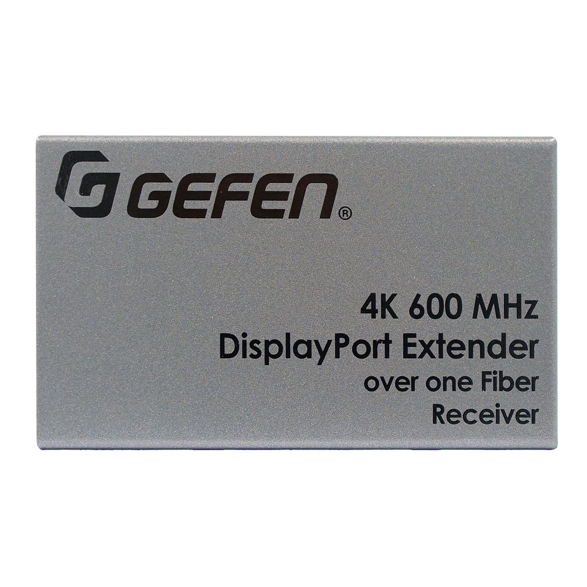 4K 600 MHz DisplayPort Extender over one SC-terminated fiber optic cable