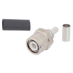 TNC Male Connector Crimp/Non-Solder Contact Attachment for LMR-200, LMR-200-DB, LMR-200-FR, and 200-Series Cable