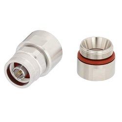 N Male Connector Clamp/Non-Solder Contact Attachment for LMR-600, LMR-600-DB, LMR-600-FR, and 600-Series Cable