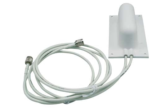 HG2405SD-135-RSP  2.4 GHz 5 dBi Patch Spatial Diversity Wide Angle Antenna 4-ft RP SMA Plug