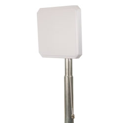 902 to 928 MHz RFID Flat Panel Antenna, RHCP, 9 dBi, White ABS, N Female, IP54