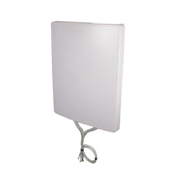 2400-2500, 5150-5850, 6000-7125 MHz Flat Panel MIMO Antenna, 11 dBi Gain, 8 RP SMA Male Connectors