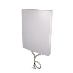 2400-2500, 5150-5850, 6000-7125 MHz Flat Panel MIMO Antenna, 11 dBi Gain, 8 N Type Male Connectors