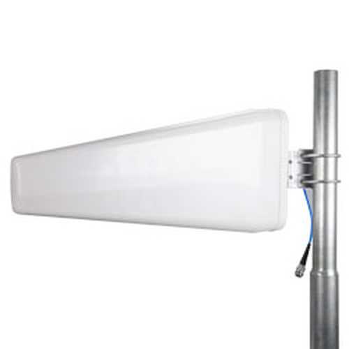 698 - 960 MHz / 1710 - 2700 MHz / 3300 - 6000 MHz, 10 / 11 dBi, Log Periodic Antenna, Low PIM, V-pol, Type N Female connector