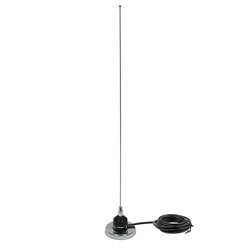 136-940MHz, 2.5 dBi Gain, Omni-directional Antenna with Magnetic NMO Mount, N-Female Connector