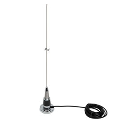 136-174 MHz, 3.5 dBi Gain, Omni-directional Antenna with Magnetic NMO Mount, TNC-Male Connector