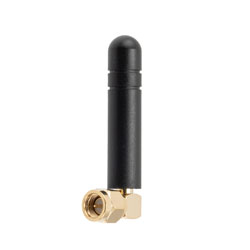 900 MHz to 935 MHz Stubby Antenna, Monopole, 90-degree angle, SMA Male Connector, 1 dBi Gain