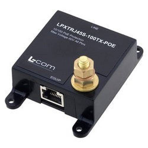 L-Com Lightning Protector LPXTRJ45S-100TX-POE