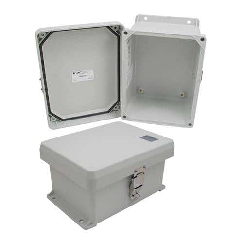 8x6x4 Inch UL Listed Weatherproof Industrial NEMA 4X Enclosure Only