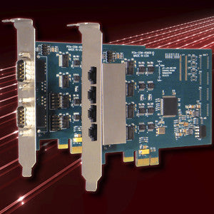 PCIe-COM-4SMRJ - Serial Communication Card