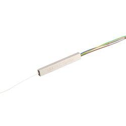 Passive PLC Splitter Field Unit, 1x04 Standard (Even) Split, 1.0m 900um colored fiber, no connector
