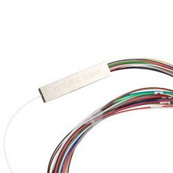 Passive PLC Splitter Field Unit, 1x16 Standard (Even) Split, 1.0m 900um colored fiber, no connector