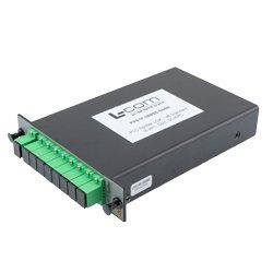 Passive PLC, Plug-In Single LGX PLC Splitter, 1x08 Standard (Even) Split, SC-APC