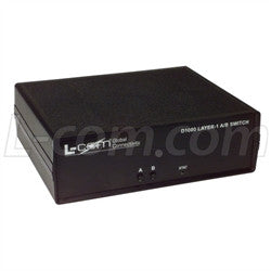 L-com DB9 A/B Switch Box - Latching — ITM Components