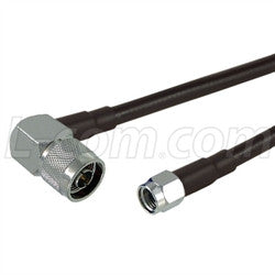 Cable n-male-right-angle-to-rp-sma-plug-pigtail-20-ft-195-series
