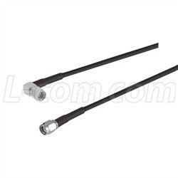 Cable rp-sma-plug-to-rp-sma-plug-right-angle-pigtail-19-100-series