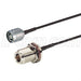 Cable rp-tnc-plug-to-n-female-bulkhead-pigtail-19-100-series
