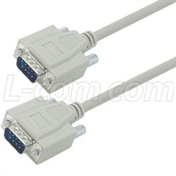 Cable deluxe-molded-d-sub-cable-db9-male-male-250ft
