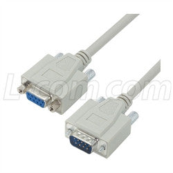 Cable deluxe-null-modem-reverser-cable-db9-male-female-50-ft