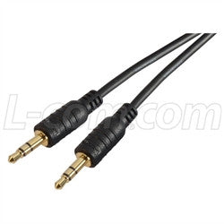 Cable stereo-thinline-audio-cable-male-male-100-ft