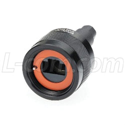 Ruggedized RJ45 Plug, Anodized finish, fits cable OD .190-.270 inches